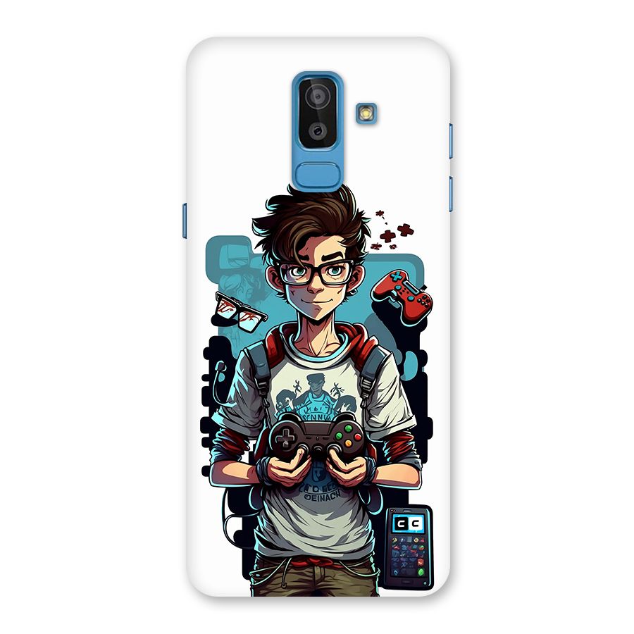Cool Gamer Guy Back Case for Galaxy J8