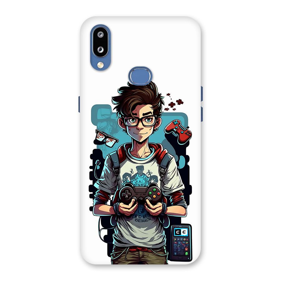 Cool Gamer Guy Back Case for Galaxy M01s