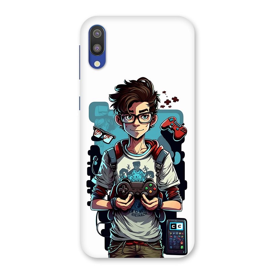 Cool Gamer Guy Back Case for Galaxy M10
