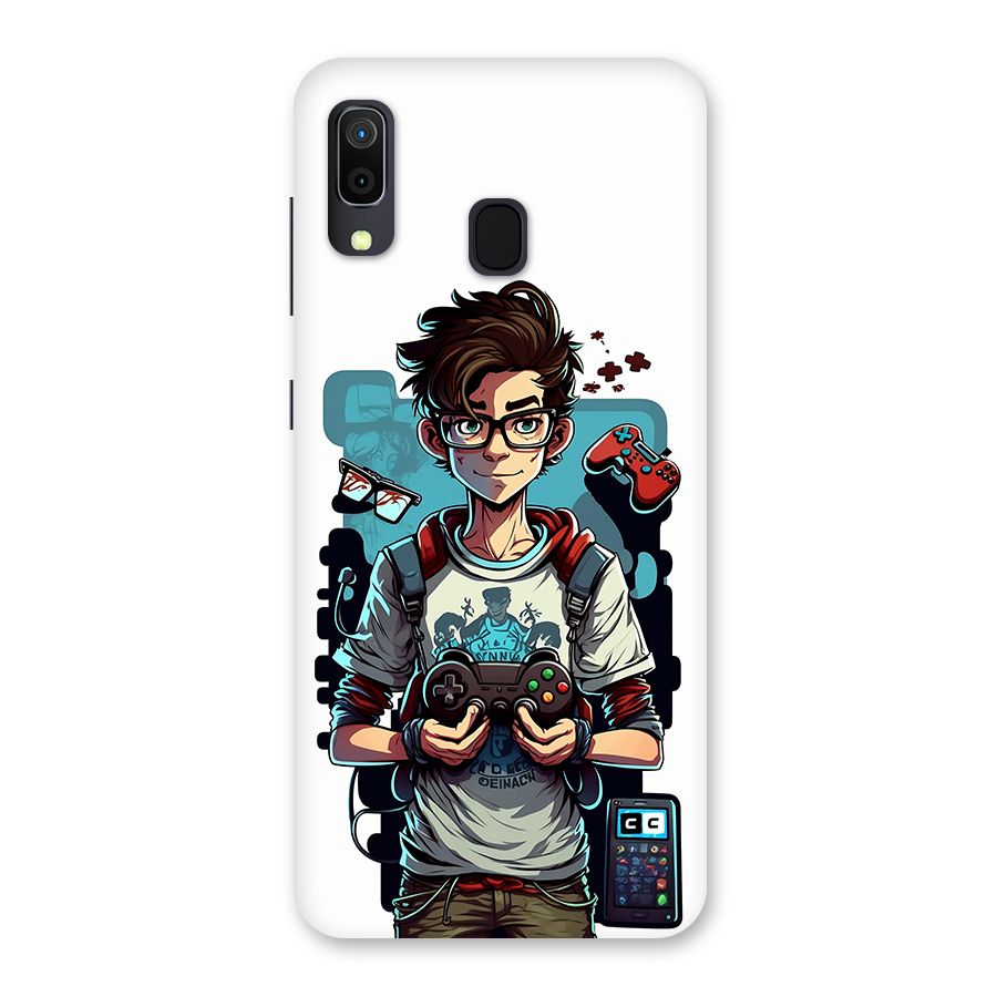 Cool Gamer Guy Back Case for Galaxy M10s