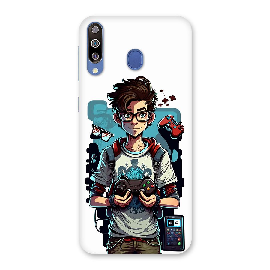 Cool Gamer Guy Back Case for Galaxy M30