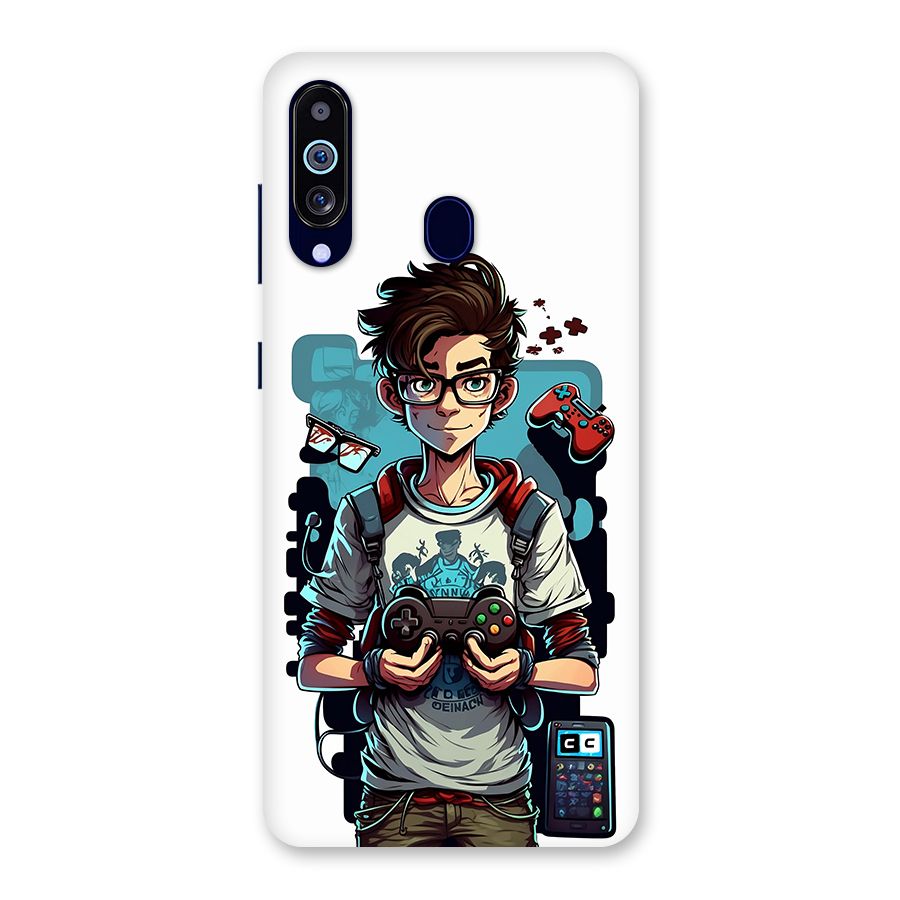 Cool Gamer Guy Back Case for Galaxy M40