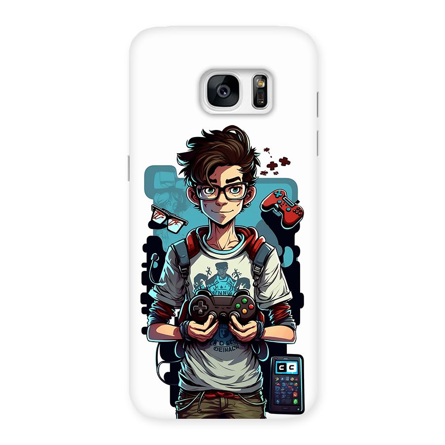 Cool Gamer Guy Back Case for Galaxy S7 Edge