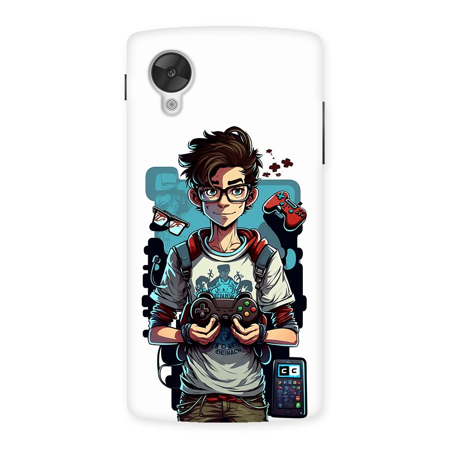 Cool Gamer Guy Back Case for Google Nexus 5