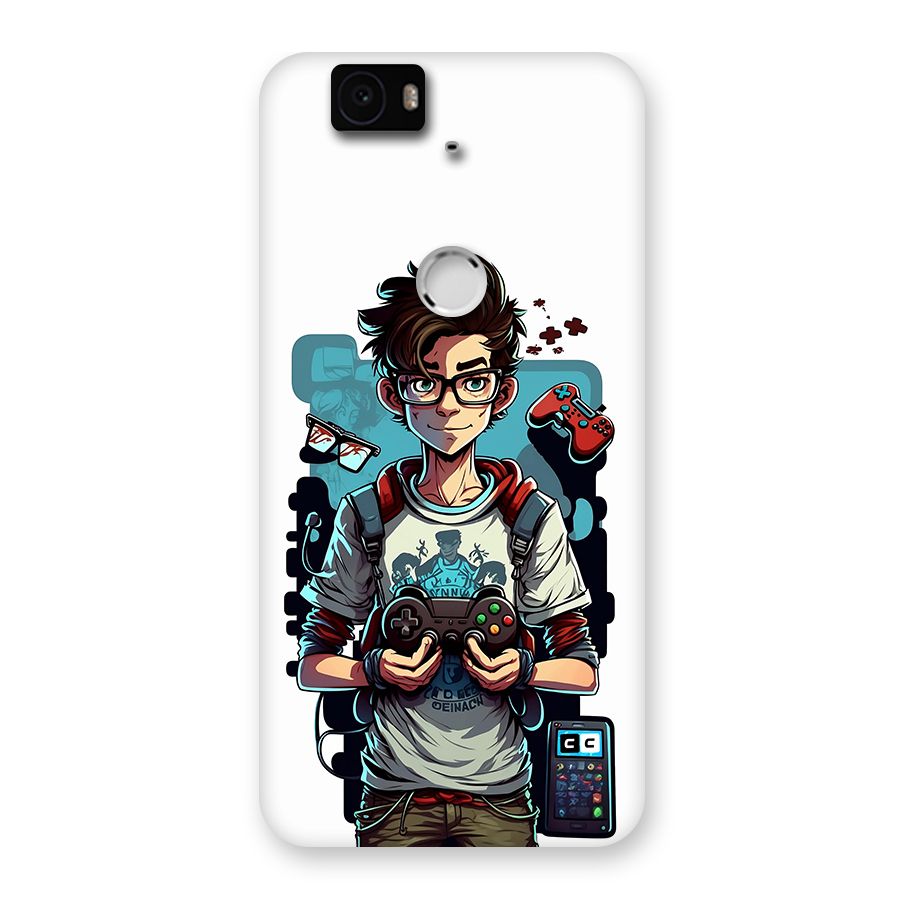 Cool Gamer Guy Back Case for Google Nexus 6P