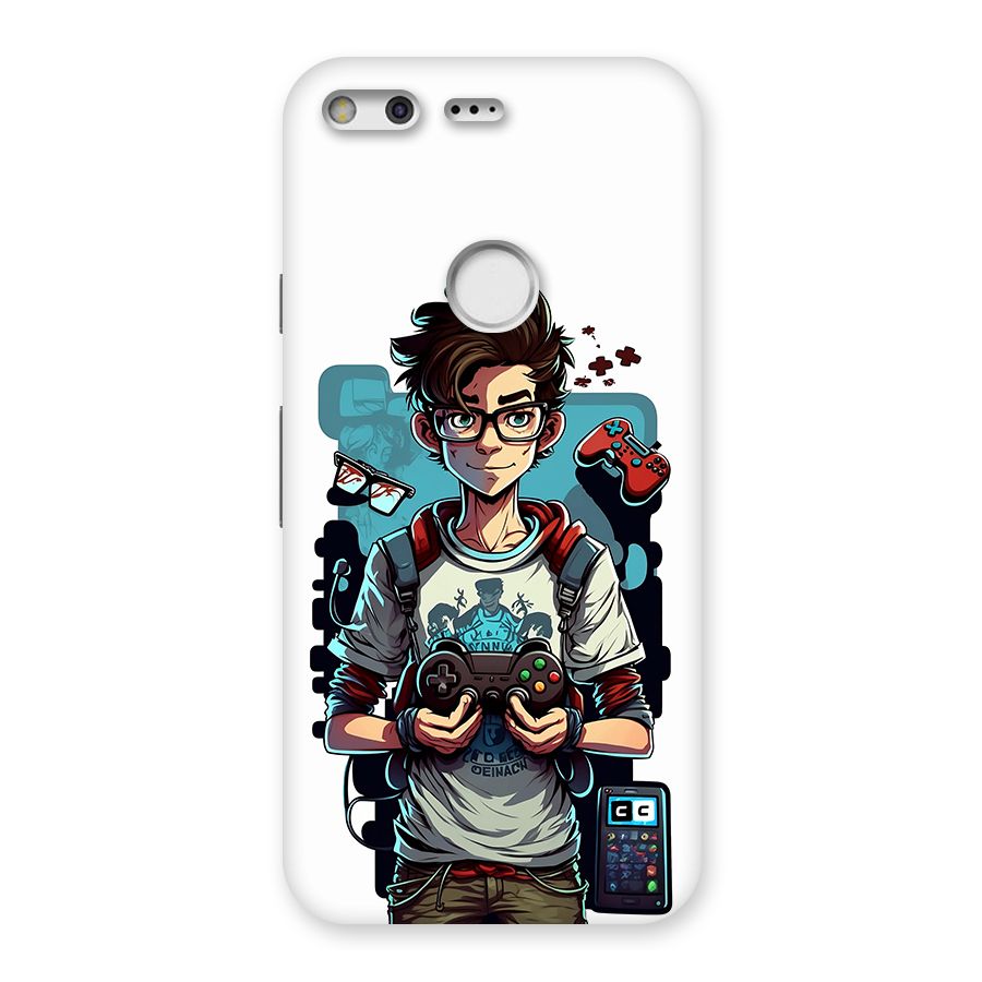 Cool Gamer Guy Back Case for Google Pixel