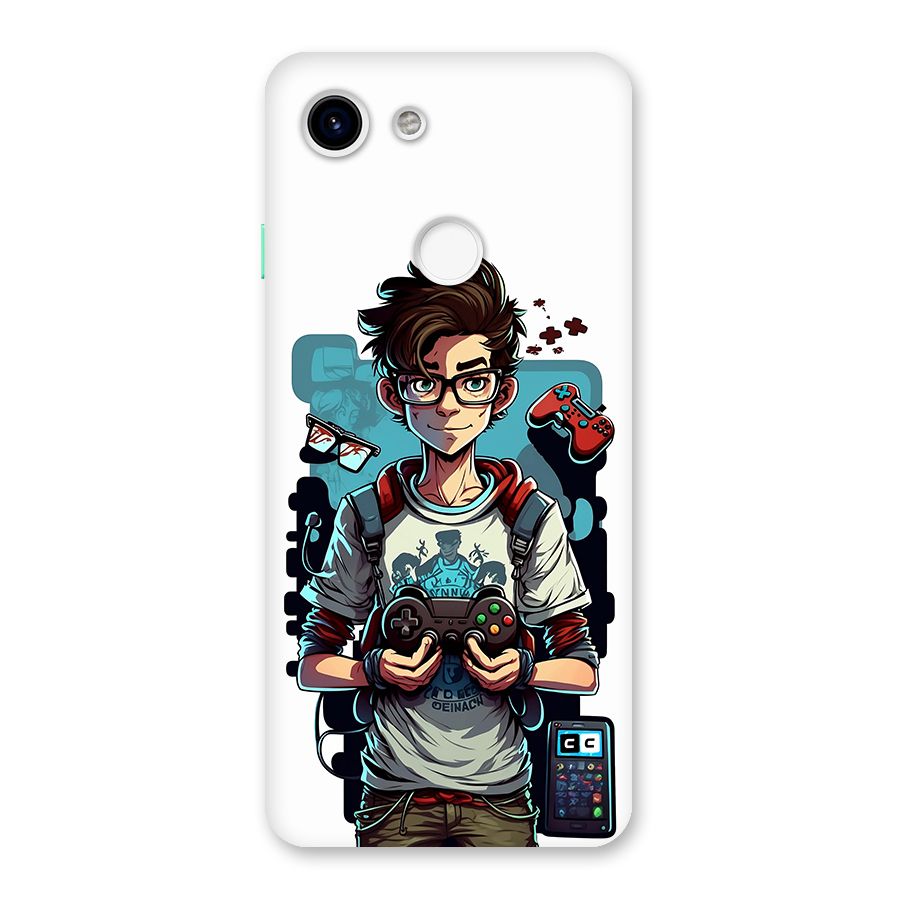 Cool Gamer Guy Back Case for Google Pixel 3