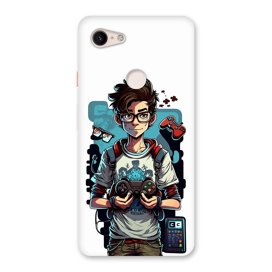 Cool Gamer Guy Back Case for Google Pixel 3 XL