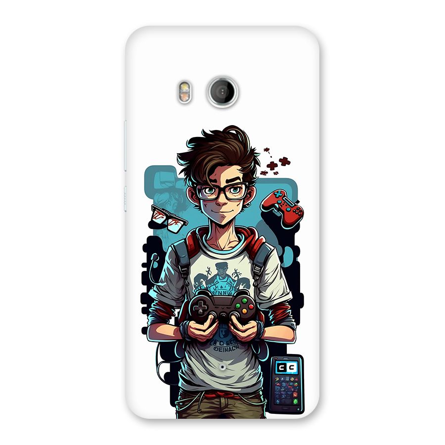 Cool Gamer Guy Back Case for HTC U11
