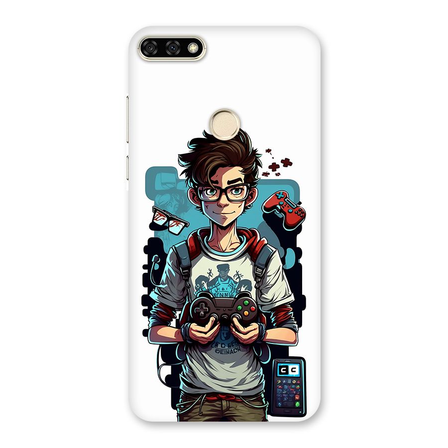 Cool Gamer Guy Back Case for Honor 7A
