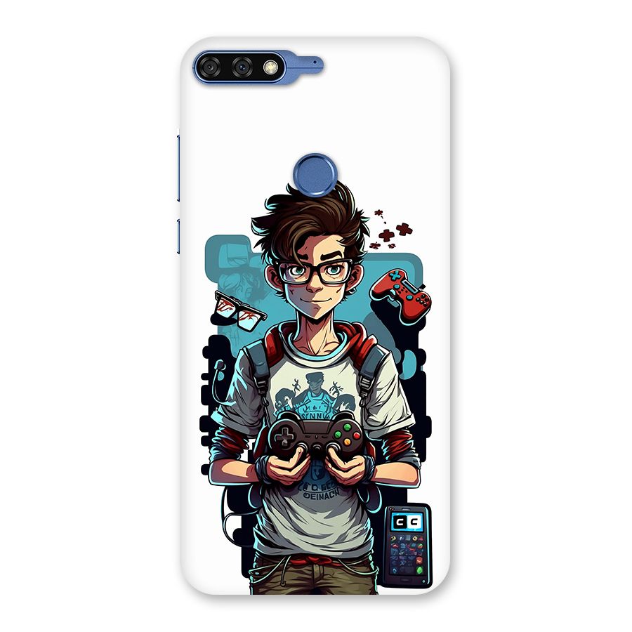 Cool Gamer Guy Back Case for Honor 7C