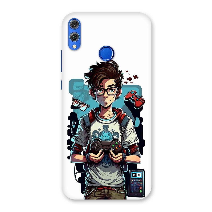 Cool Gamer Guy Back Case for Honor 8X