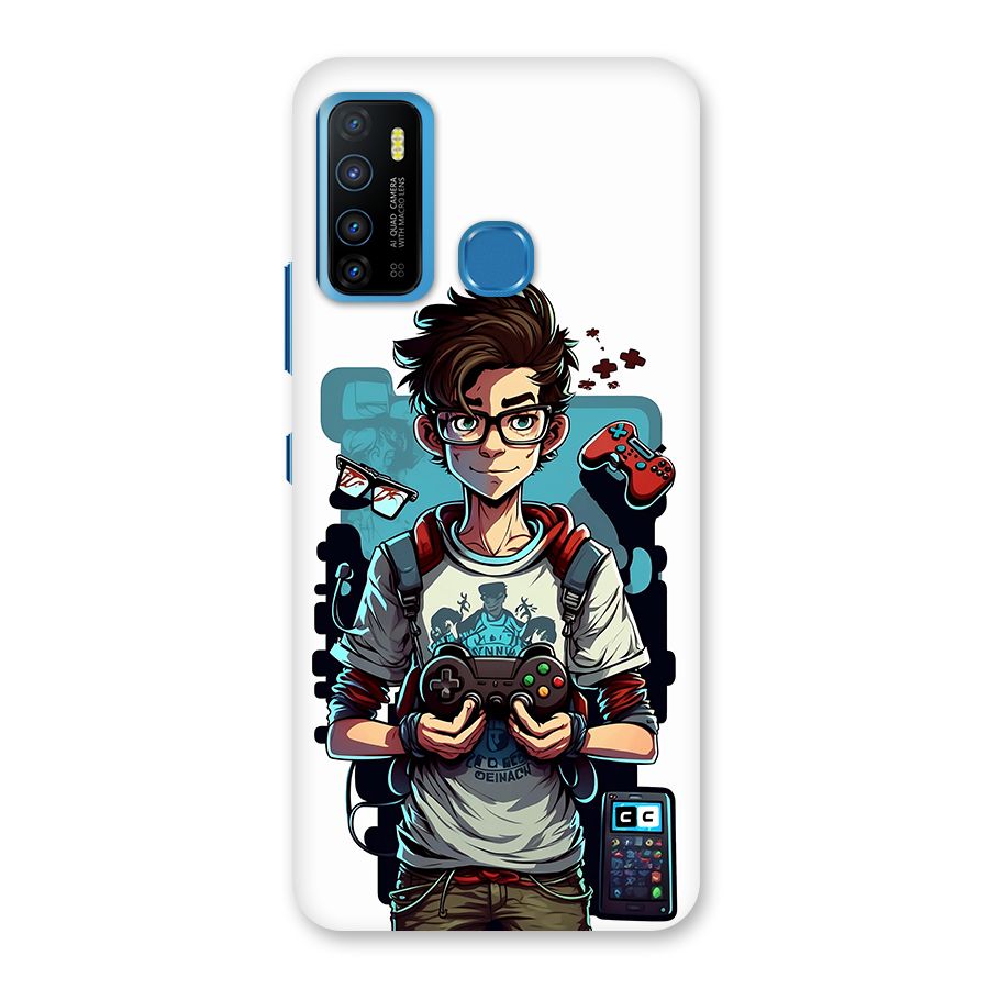 Cool Gamer Guy Back Case for Infinix Hot 9