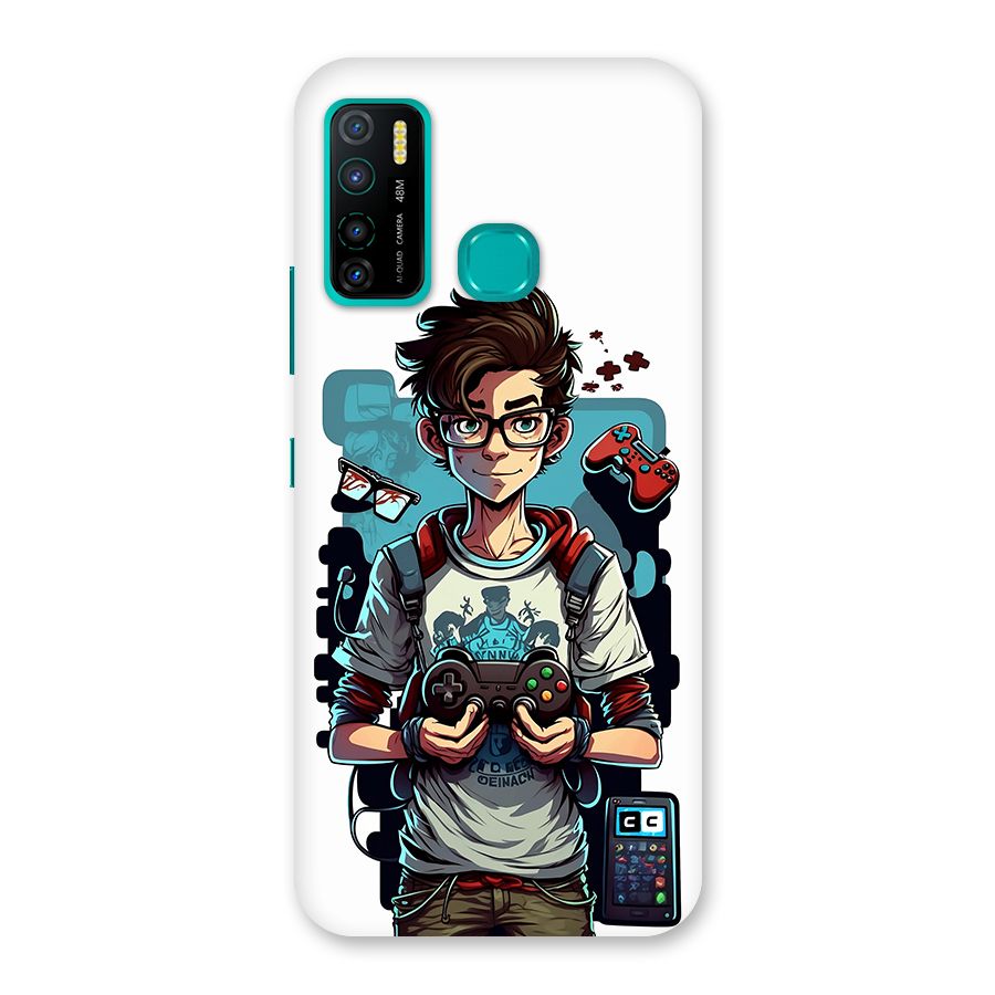 Cool Gamer Guy Back Case for Infinix Hot 9 Pro