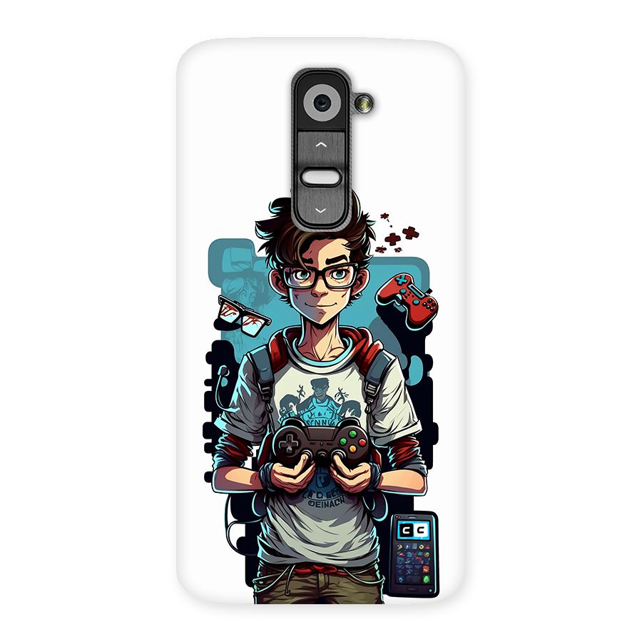Cool Gamer Guy Back Case for LG G2
