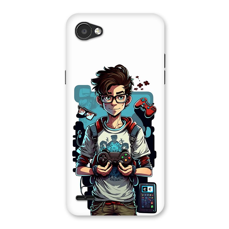 Cool Gamer Guy Back Case for LG Q6