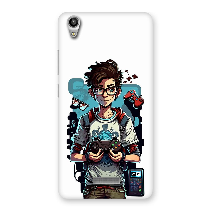 Cool Gamer Guy Back Case for Lava Pixel V1