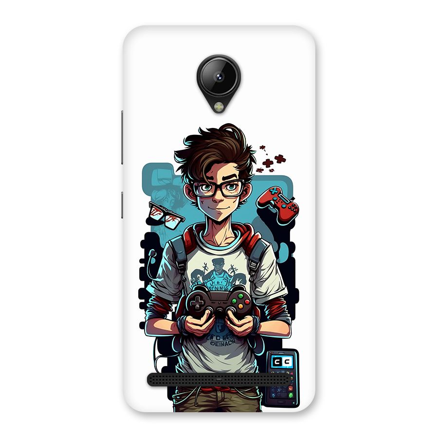 Cool Gamer Guy Back Case for Lenovo C2