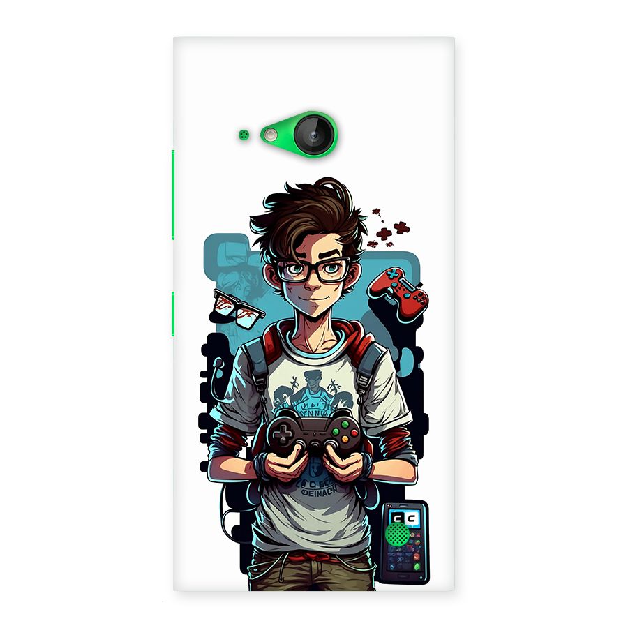 Cool Gamer Guy Back Case for Lumia 730