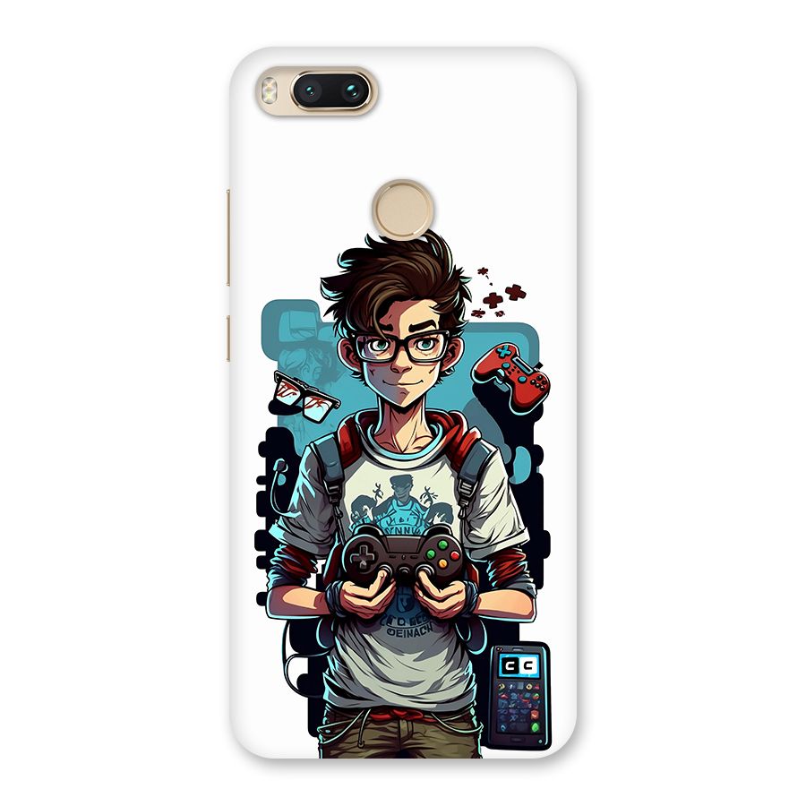 Cool Gamer Guy Back Case for Mi A1