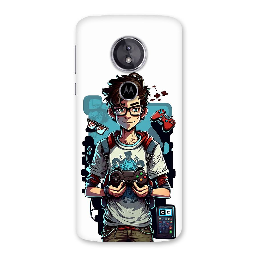 Cool Gamer Guy Back Case for Moto E5