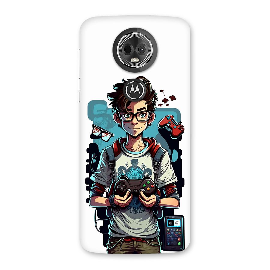 Cool Gamer Guy Back Case for Moto E5 Plus