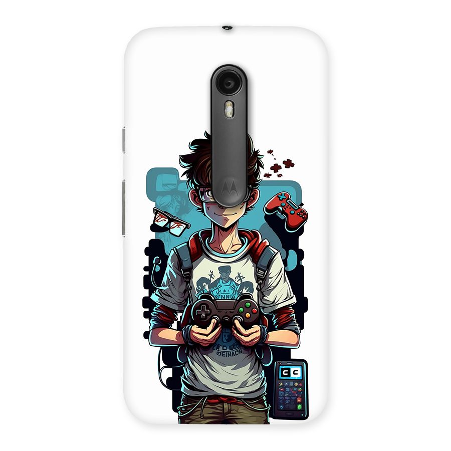 Cool Gamer Guy Back Case for Moto G3