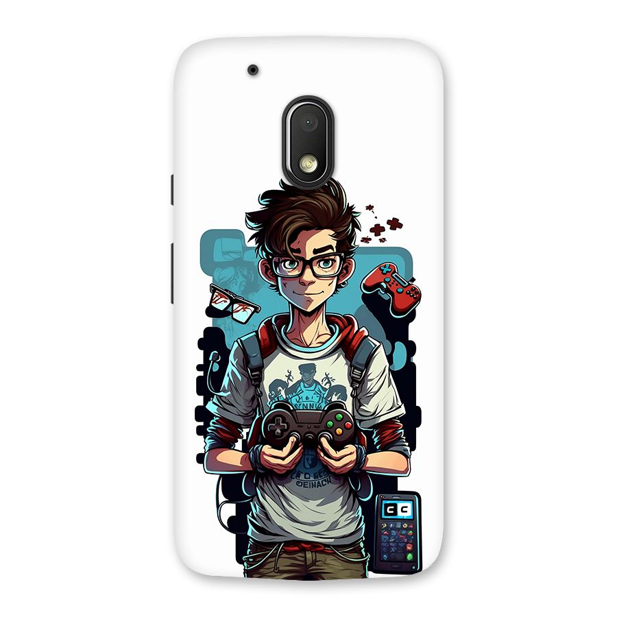 Cool Gamer Guy Back Case for Moto G4 Play
