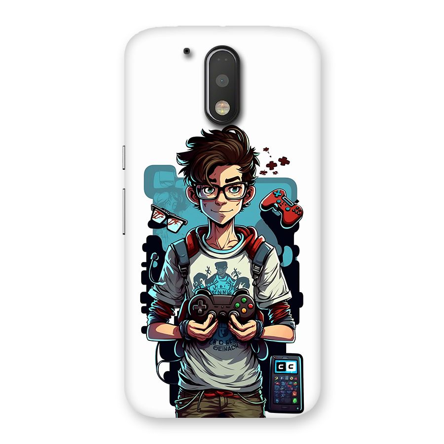 Cool Gamer Guy Back Case for Moto G4 Plus