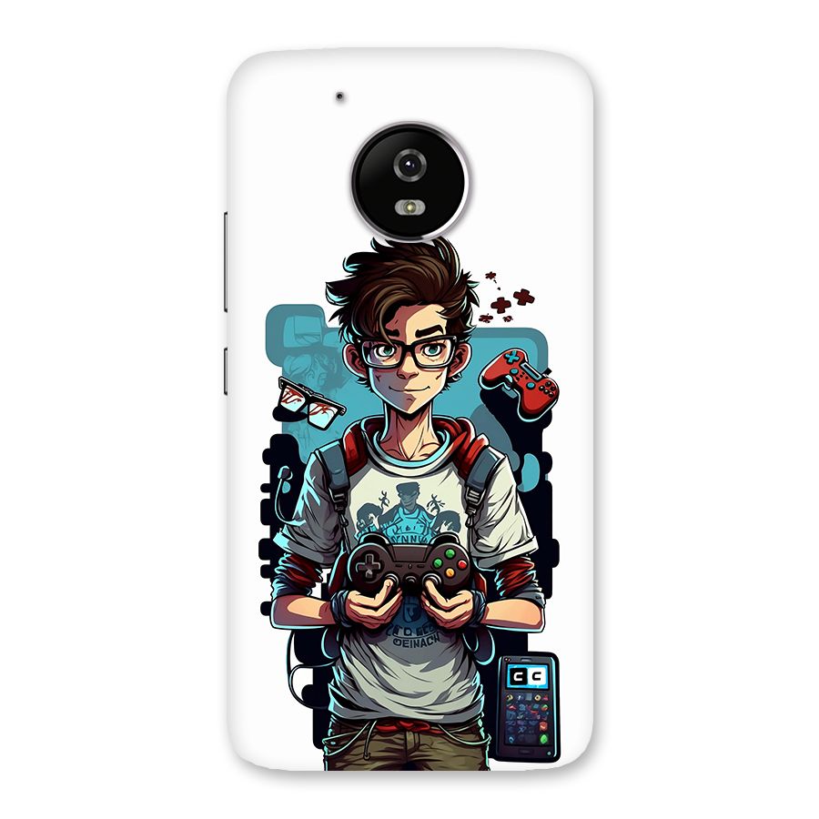 Cool Gamer Guy Back Case for Moto G5
