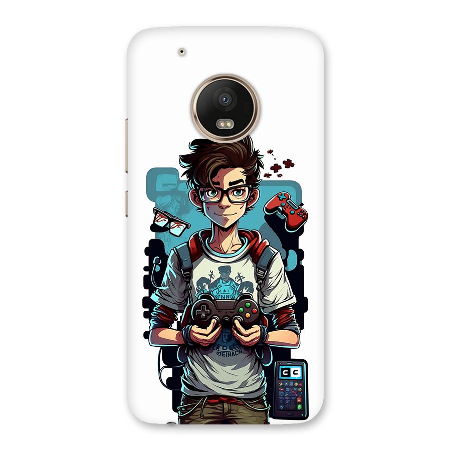 Cool Gamer Guy Back Case for Moto G5 Plus