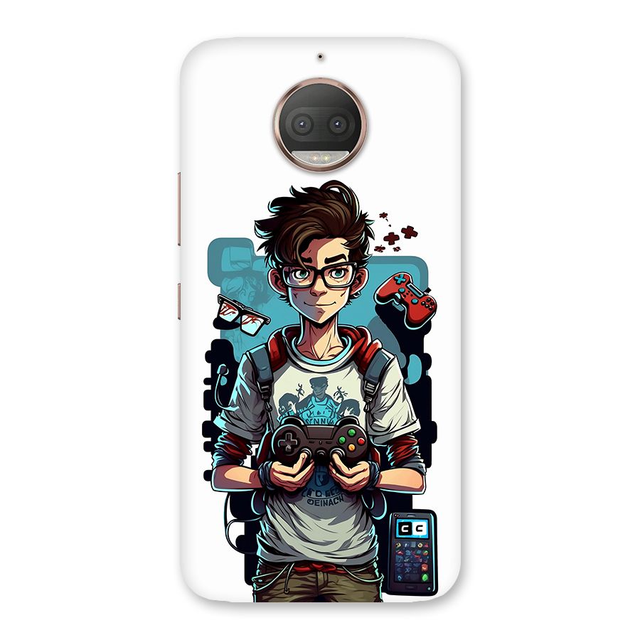 Cool Gamer Guy Back Case for Moto G5s Plus