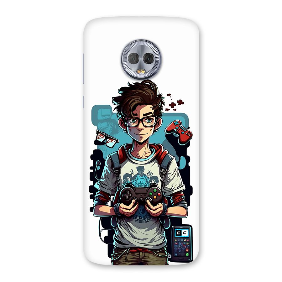 Cool Gamer Guy Back Case for Moto G6 Plus