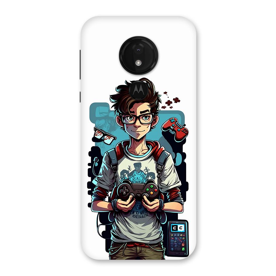 Cool Gamer Guy Back Case for Moto G7 Power