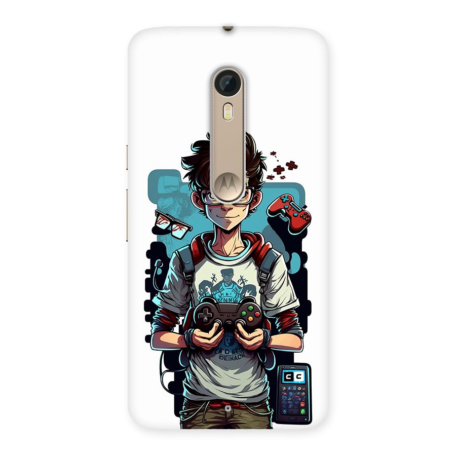 Cool Gamer Guy Back Case for Moto X Style