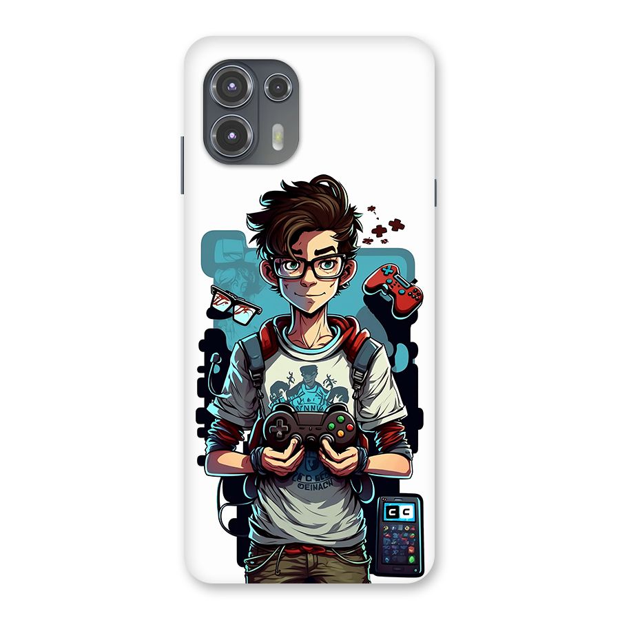 Cool Gamer Guy Back Case for Motorola Edge 20 Fusion