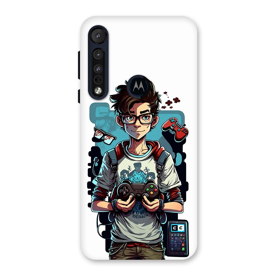 Cool Gamer Guy Back Case for Motorola One Macro
