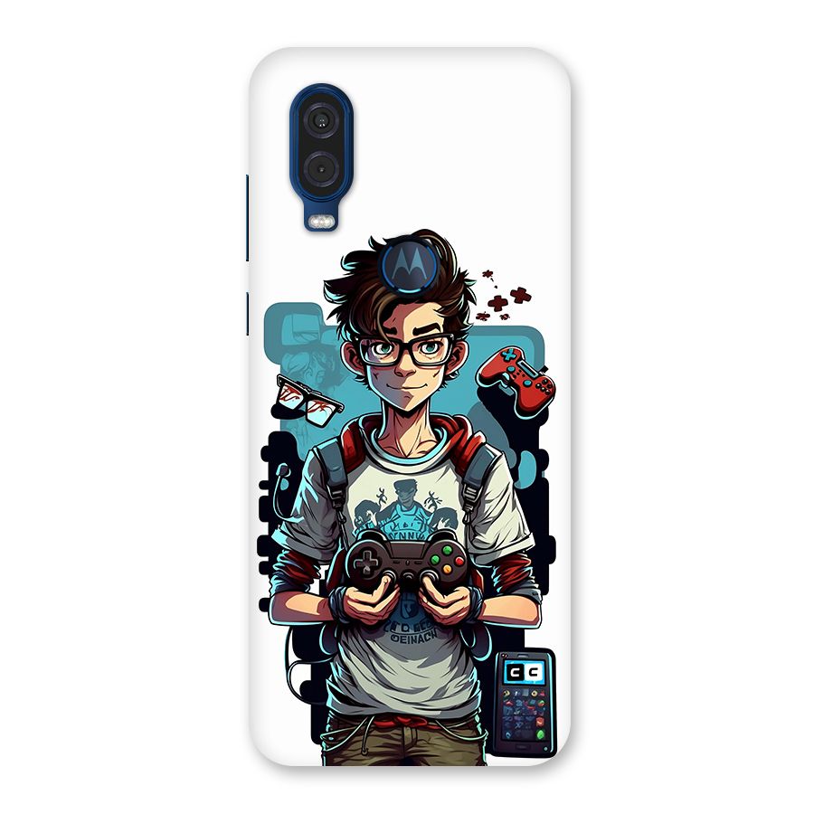 Cool Gamer Guy Back Case for Motorola One Vision