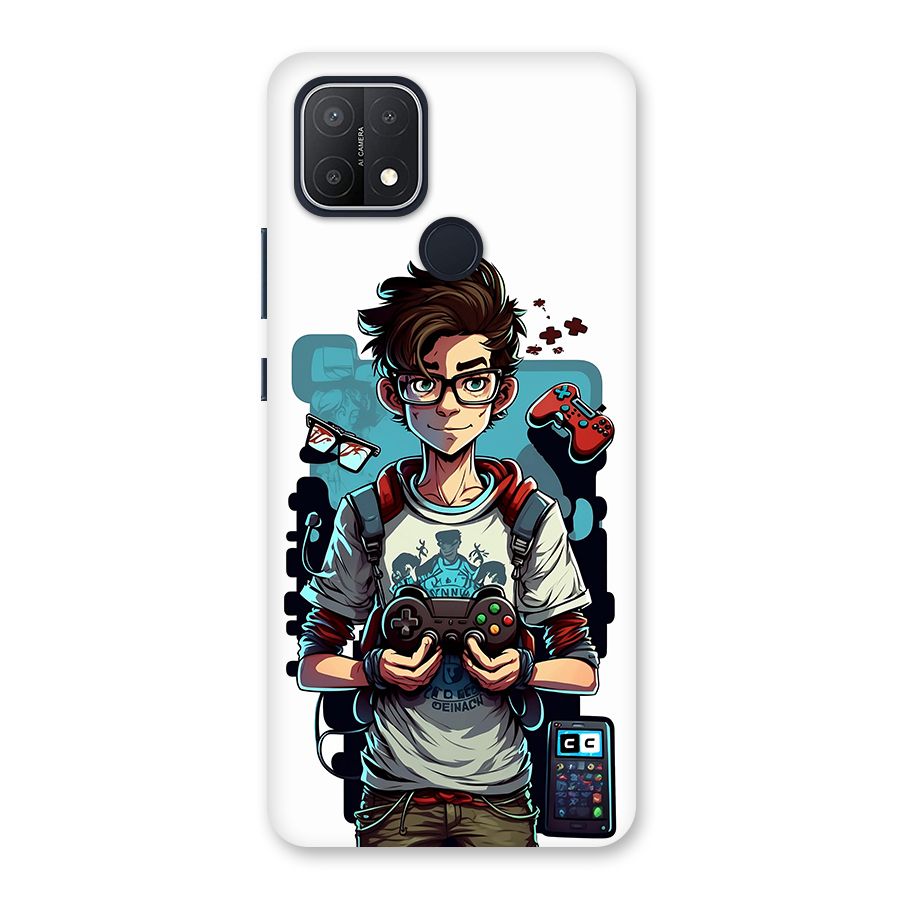Cool Gamer Guy Back Case for Oppo A15