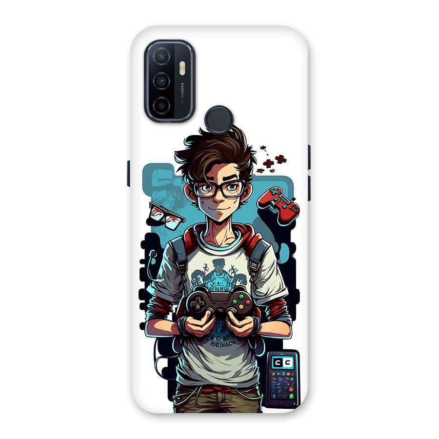 Cool Gamer Guy Back Case for Oppo A32