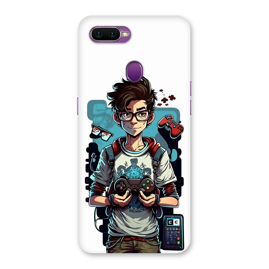 Cool Gamer Guy Back Case for Oppo F9