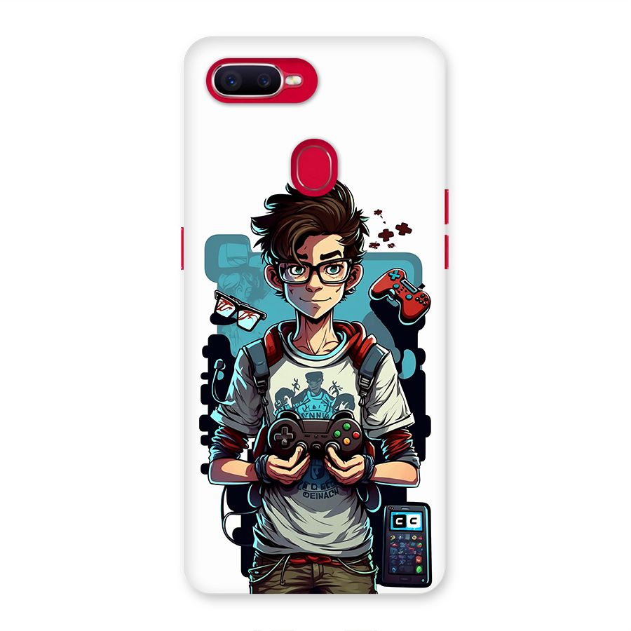 Cool Gamer Guy Back Case for Oppo F9 Pro