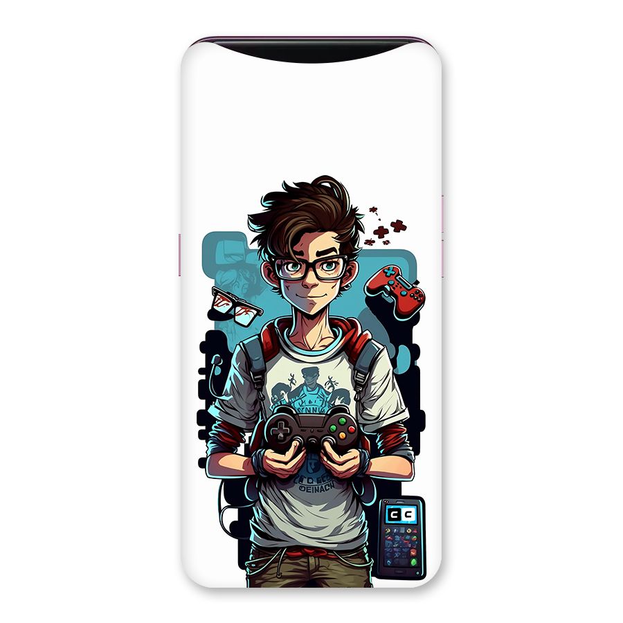 Cool Gamer Guy Back Case for Oppo Find X