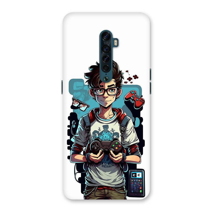 Cool Gamer Guy Back Case for Oppo Reno2