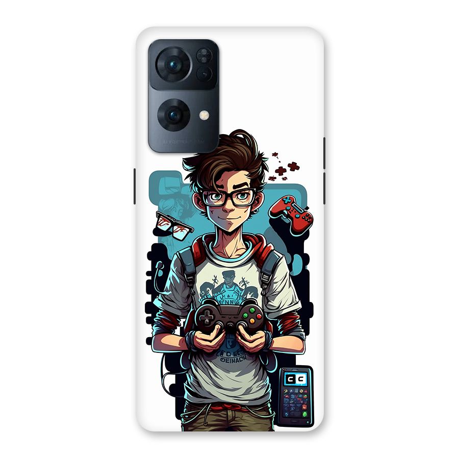 Cool Gamer Guy Back Case for Oppo Reno7 Pro 5G