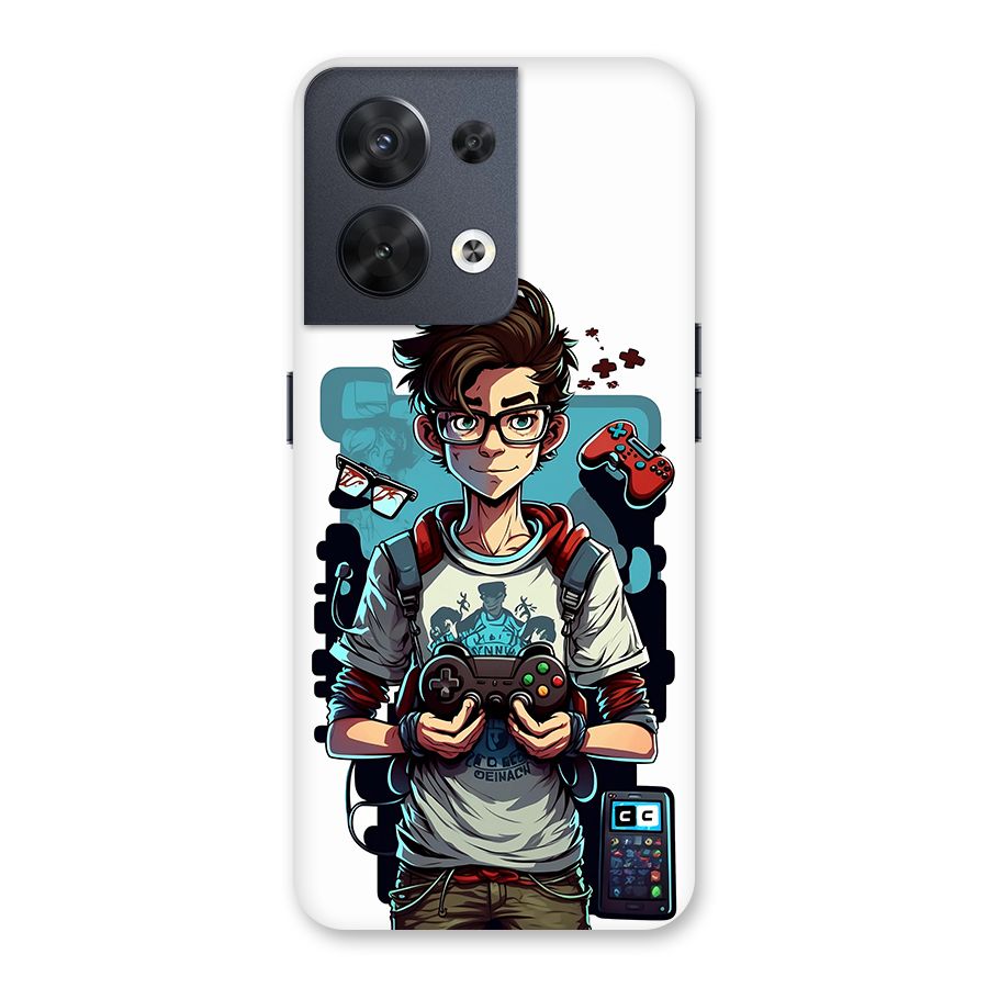 Cool Gamer Guy Back Case for Oppo Reno8 5G