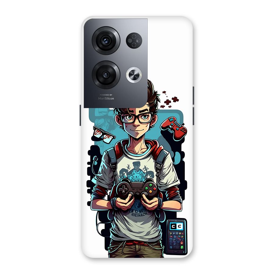 Cool Gamer Guy Back Case for Oppo Reno8 Pro 5G