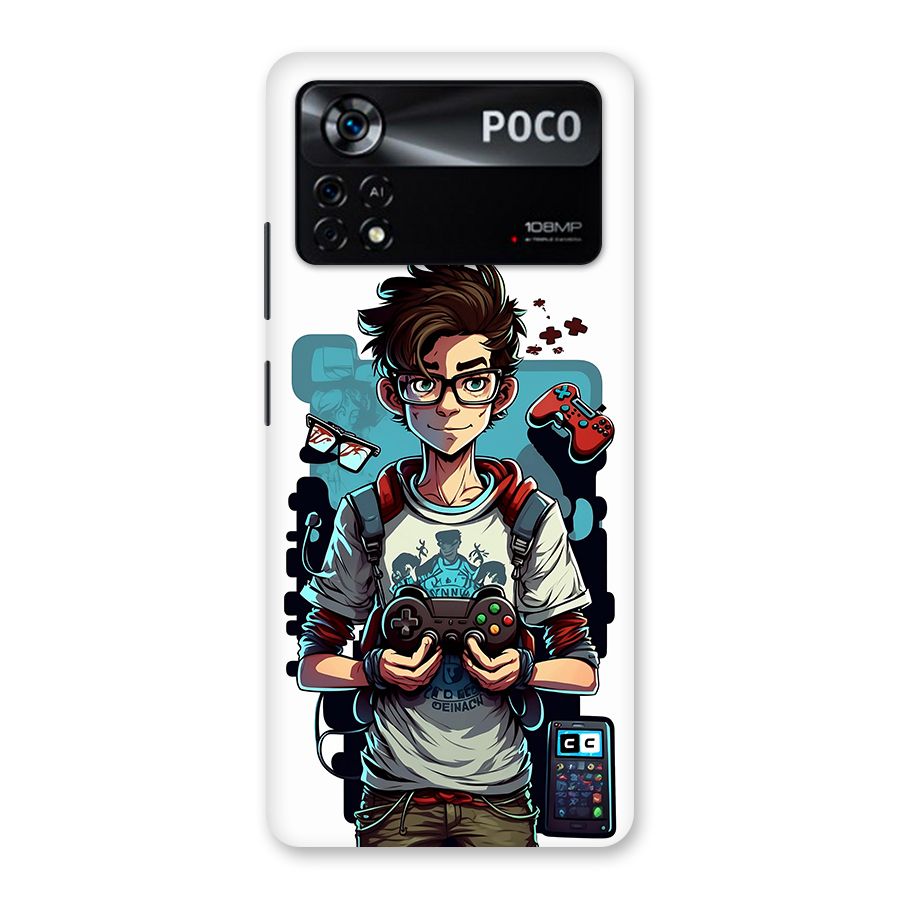Cool Gamer Guy Back Case for Poco X4 Pro 5G