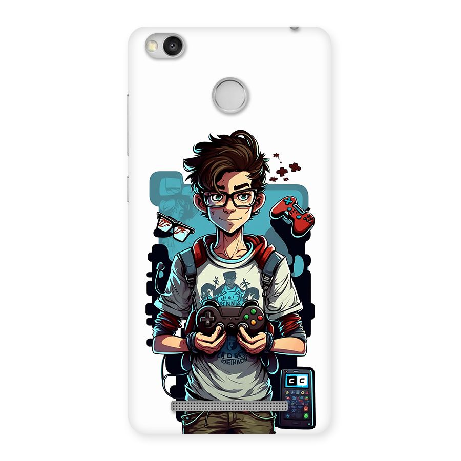 Cool Gamer Guy Back Case for Redmi 3S Prime