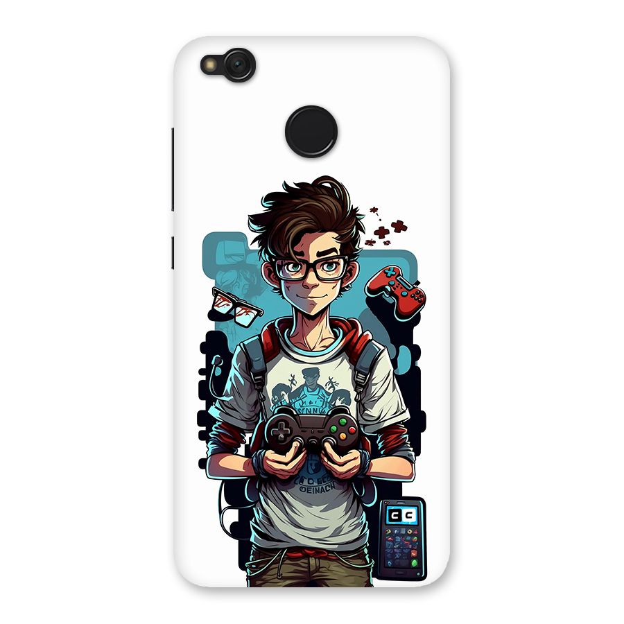 Cool Gamer Guy Back Case for Redmi 4